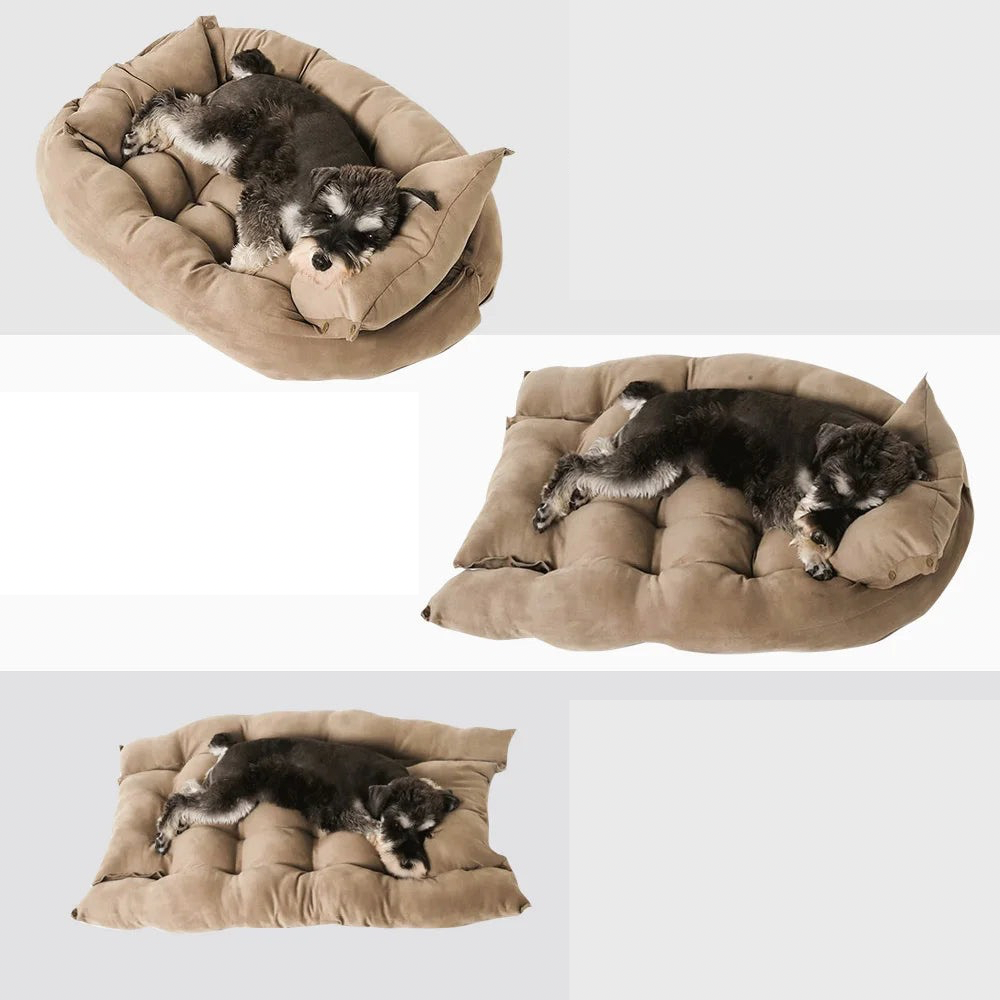 CozyCloud 3-in-1 Multifunction Dog & Cat Bed