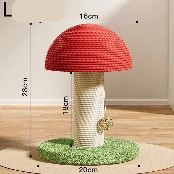 MushroomGrip Sisal Cat Scratch Board