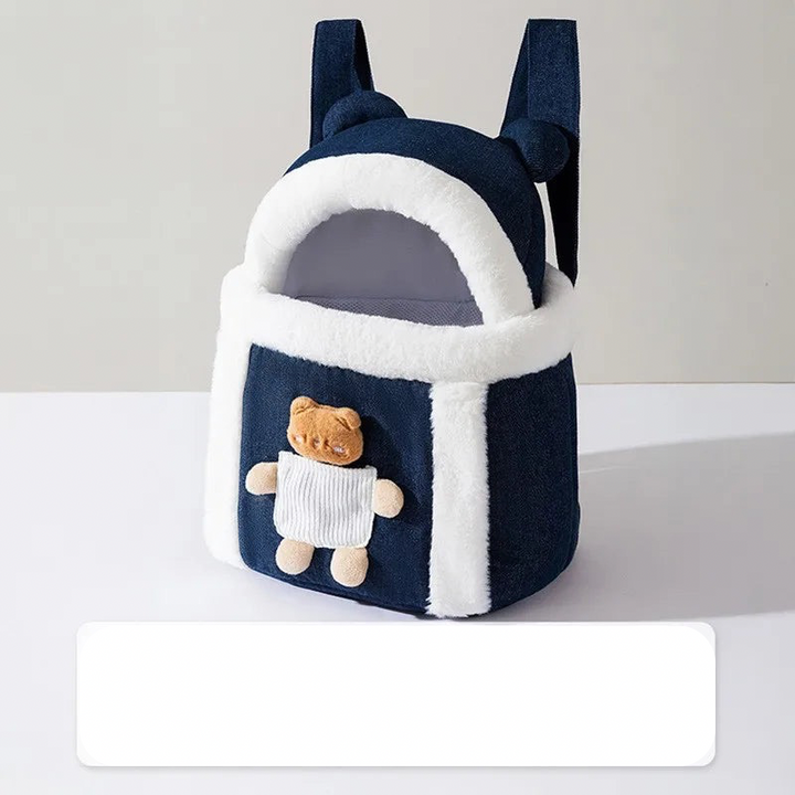 PawVoyage Cartoon Pet Carrier Bag