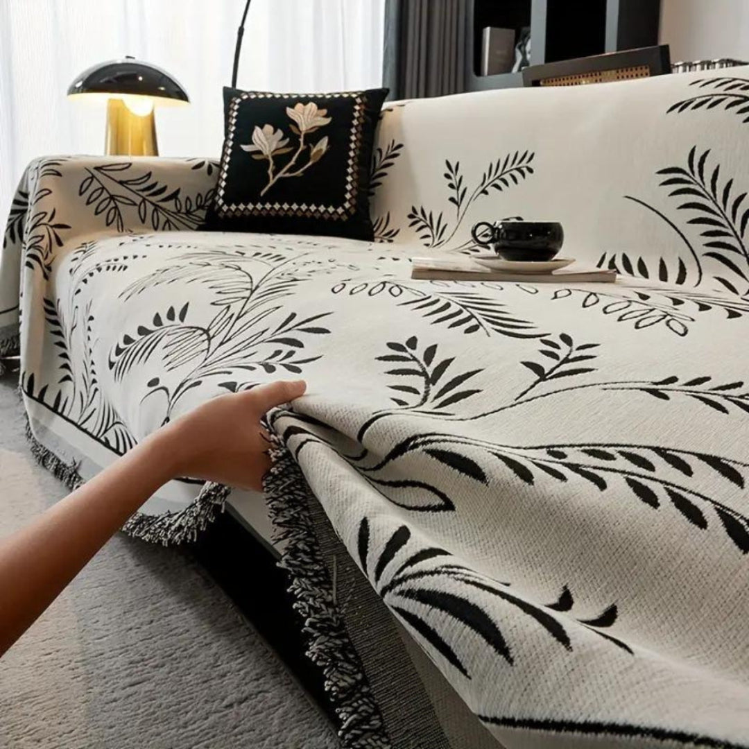Nature’s Embrace Chenille Couch Cover