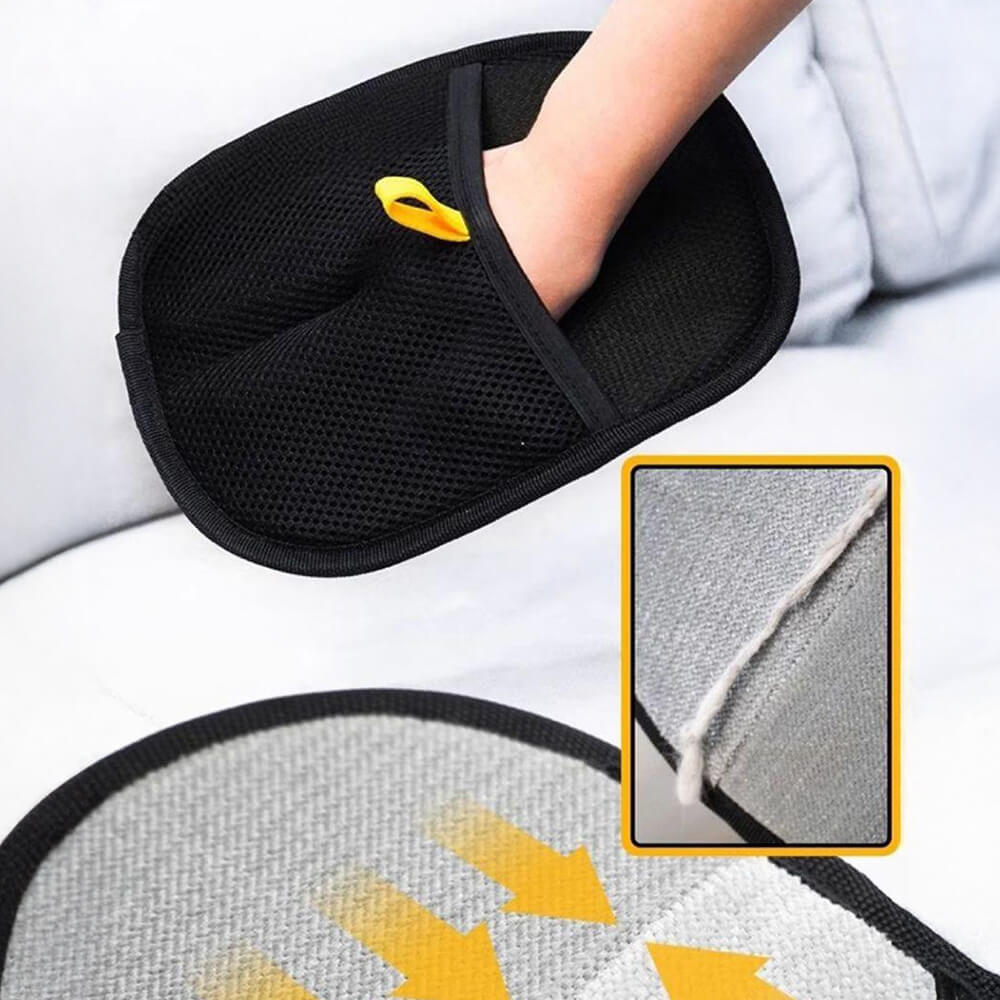 Pet Hair Removal Glove | Dual-Sided Grooming Mitt | Electrostatic Brush