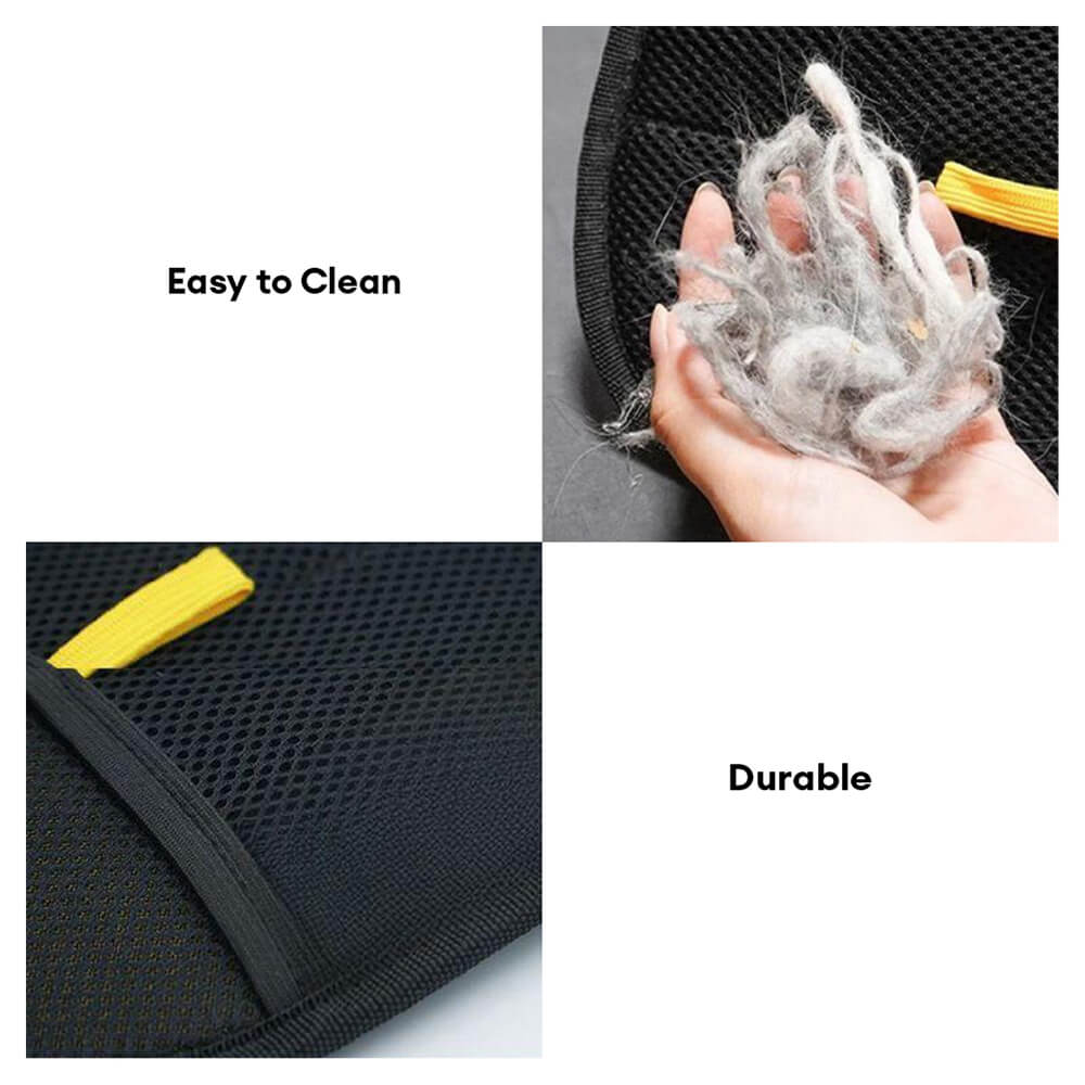 Pet Hair Removal Glove | Dual-Sided Grooming Mitt | Electrostatic Brush