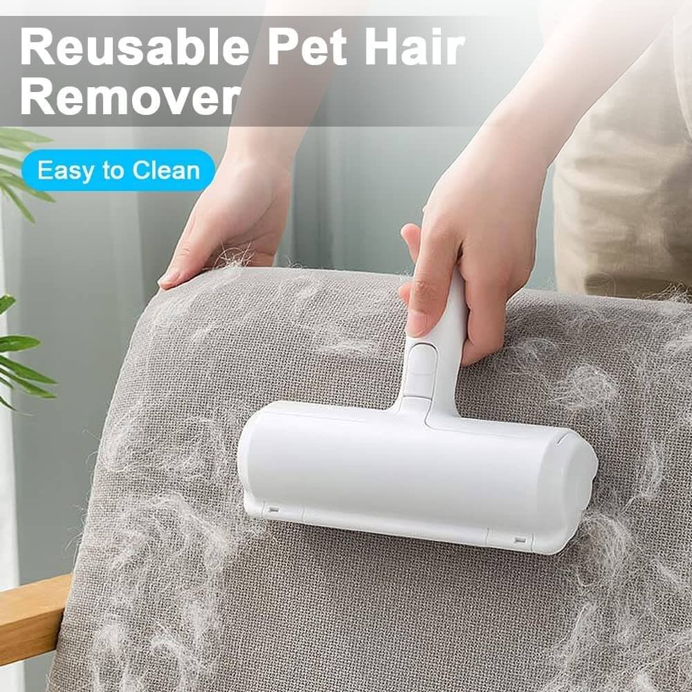 Pet Hair Remover Roller | Portable Furniture Cleaner | Reusable Lint Brush