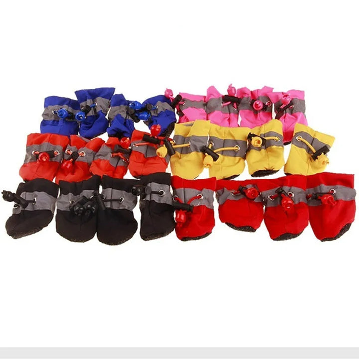 Dog Rain Booties | Waterproof Anti-Slip Paw Shoes | Rubber Sole | Adjustable Fit | Sizes XXS–XXL