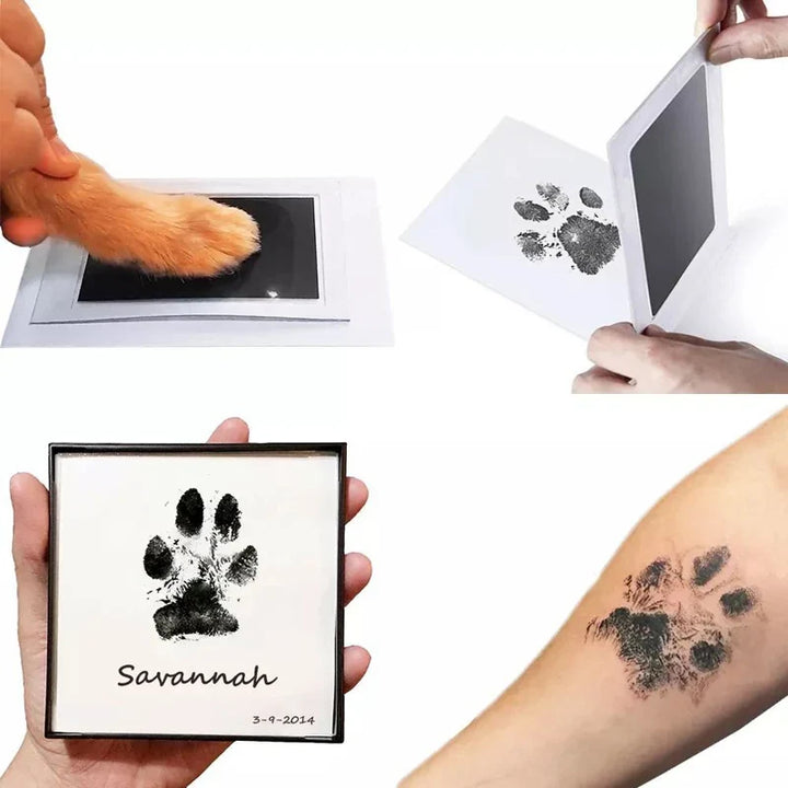 PawMemories No-Touch Pet Paw Print & Keepsake Kit