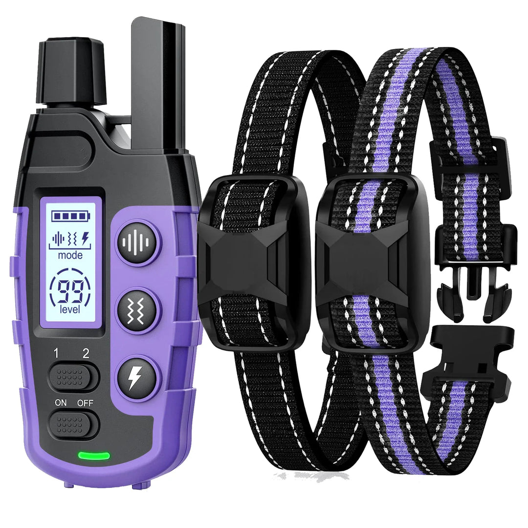 Waterproof Dog Training Collar | Remote Control 300m | Vibration & Sound | Rechargeable | Adjustable for All Breeds