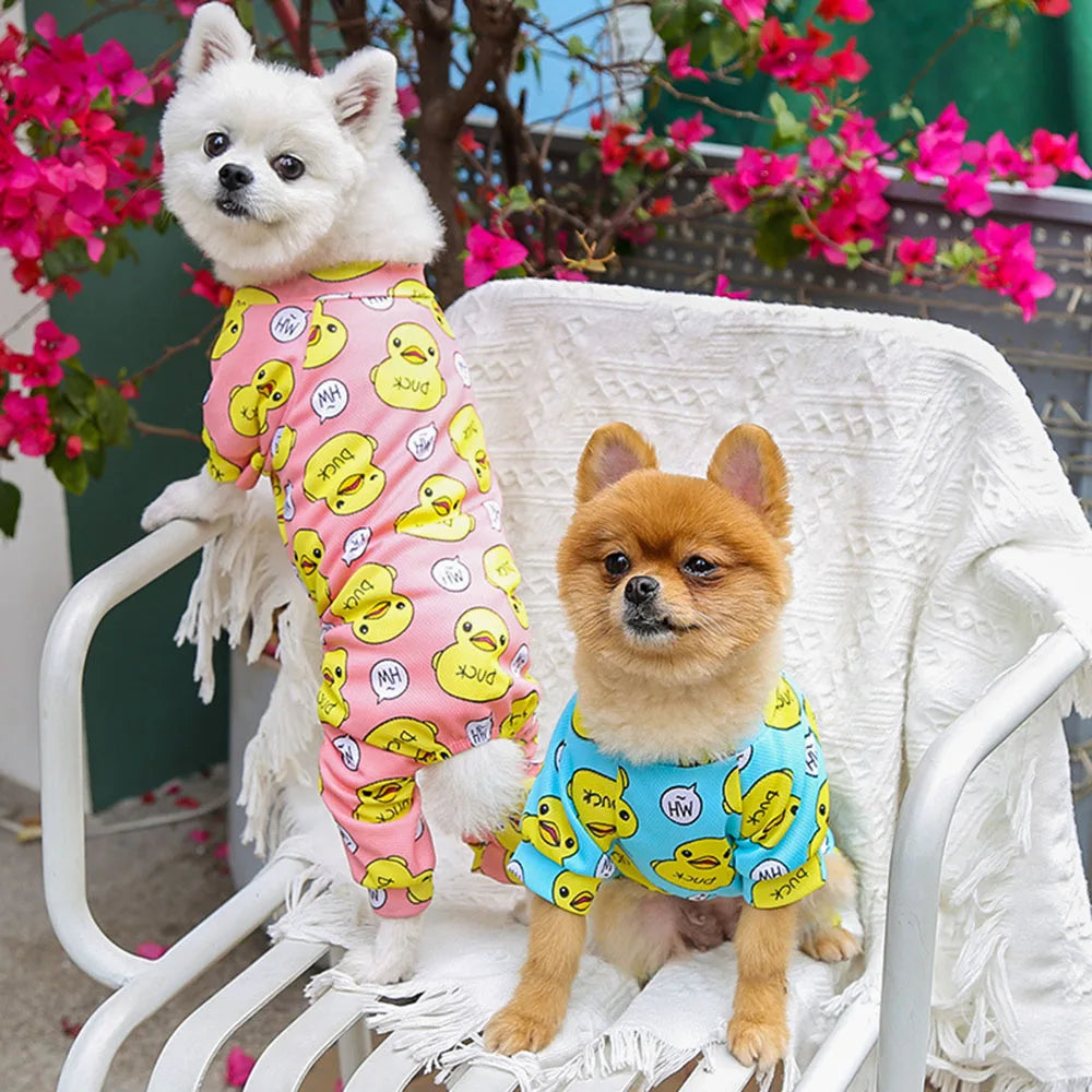 DuckDream Plush Dog Pyjamas
