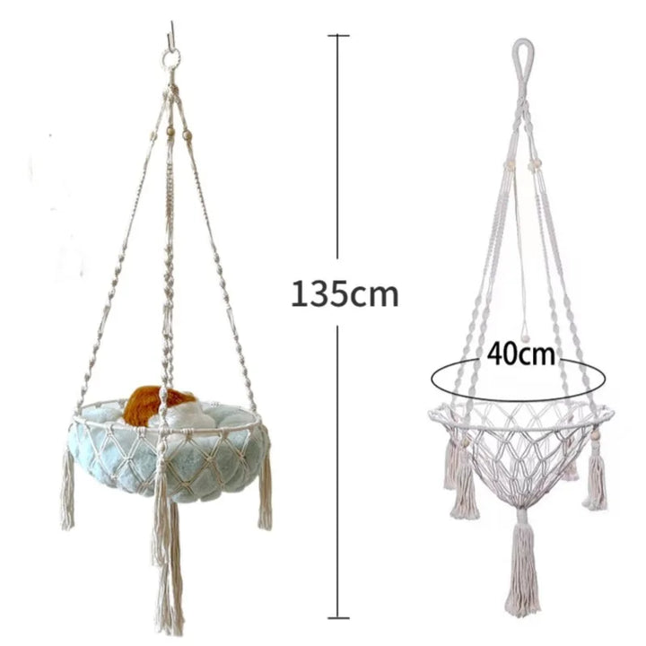CottonCloud Hand-Woven Pet Hammock