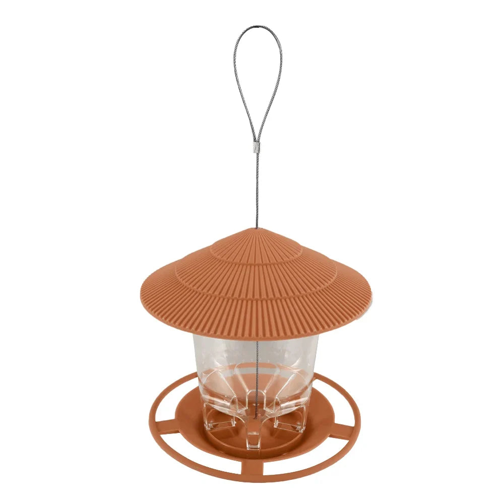 ForestShield Covered Hanging Bird Feeder