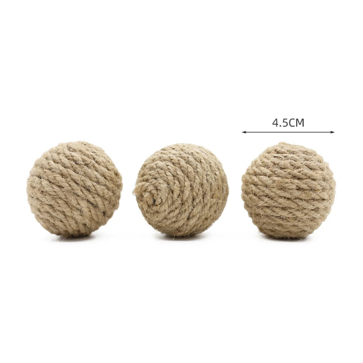 Natural Hemp Rope Interactive Sound Ball