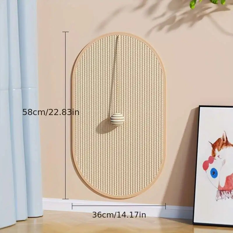 ClawCastle 3-in-1 Cat Wall Scratch Station
