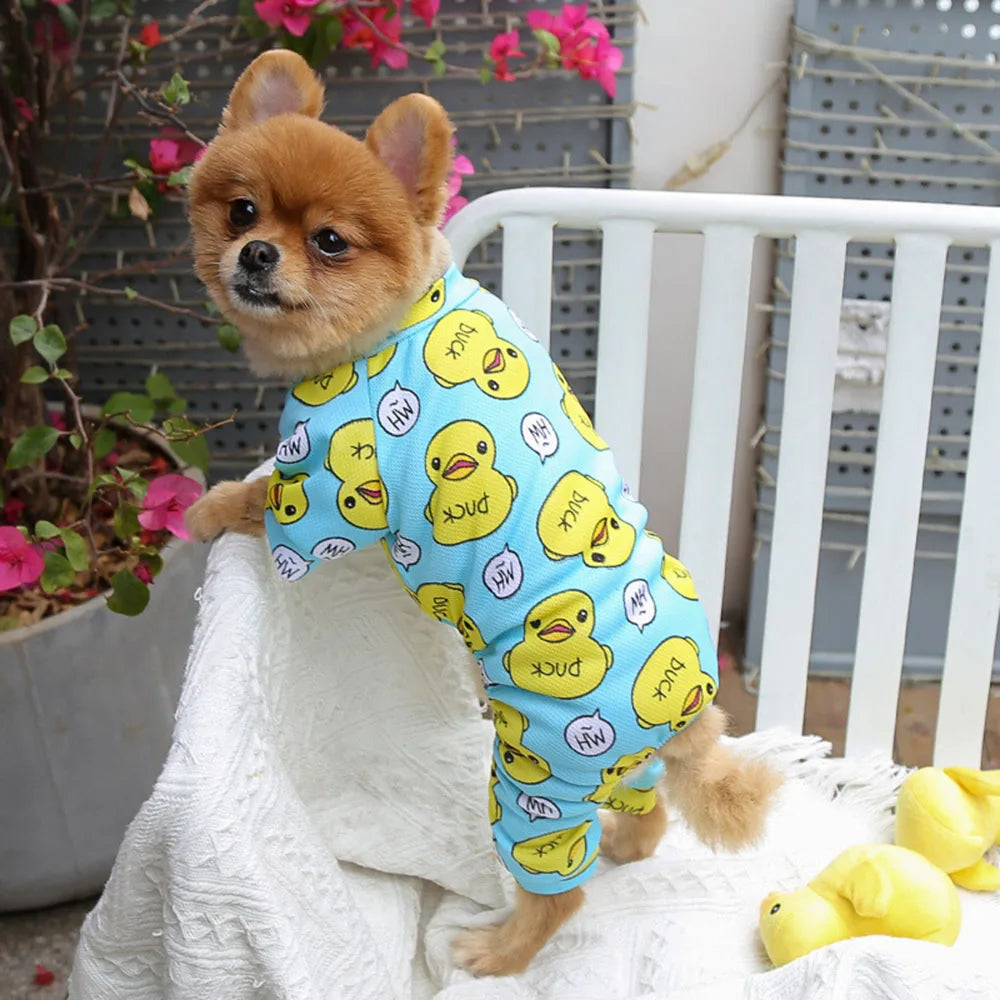 DuckDream Plush Dog Pyjamas