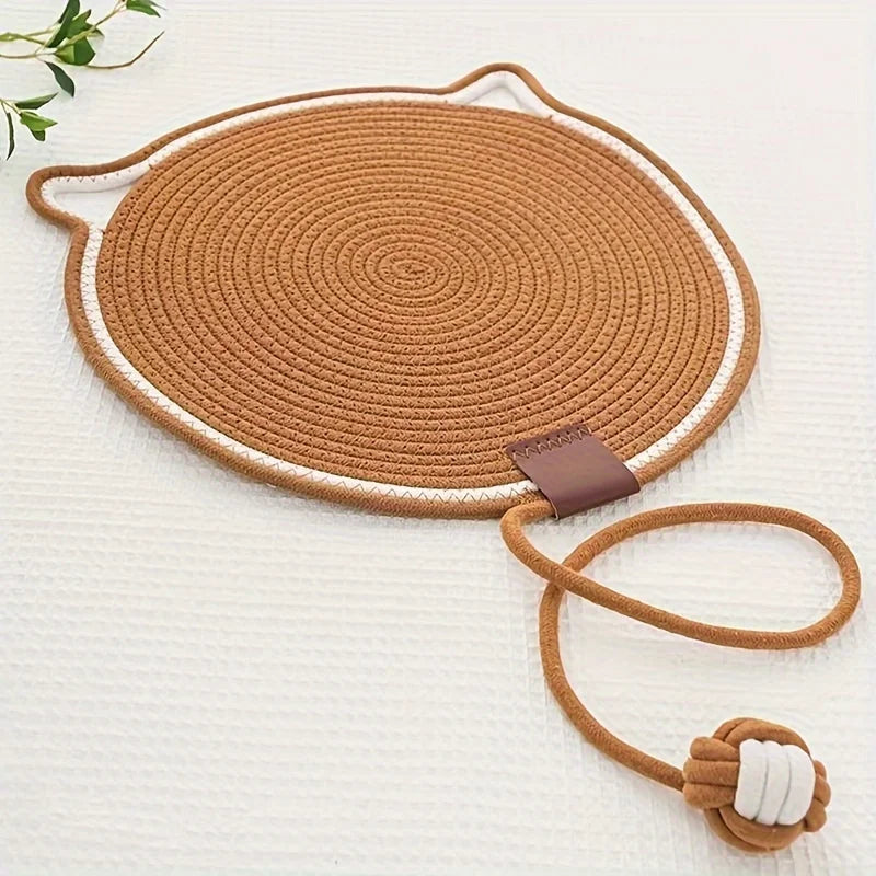 Woven Cat Scratch Lounge & Play Nest