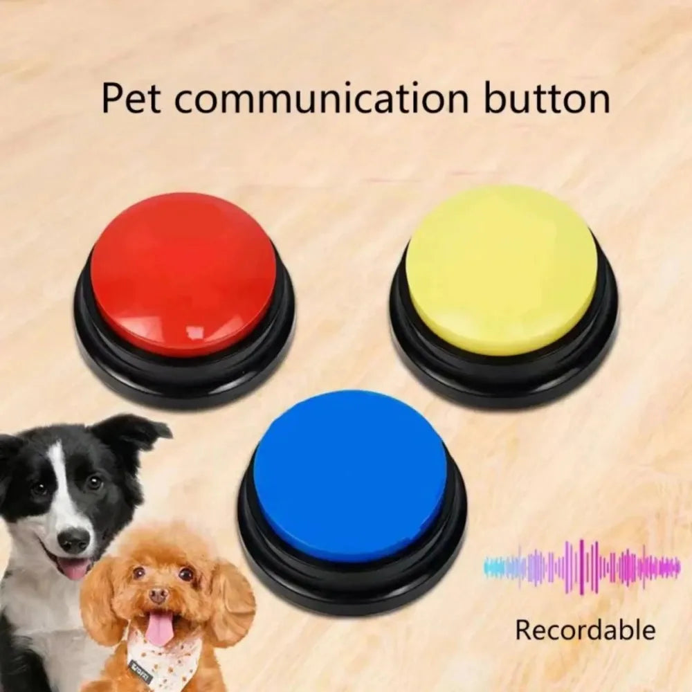 Dog Talking Buttons | Pet Communication Training Buttons | 30-Second Voice Playback | Pack of 4, 6 or 8
