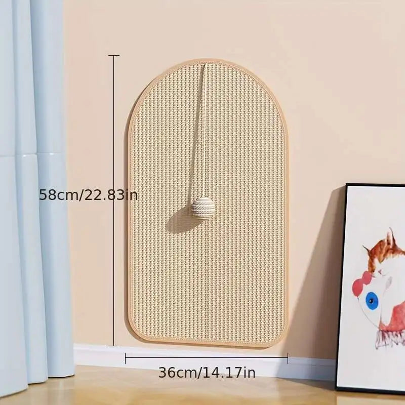 ClawCastle 3-in-1 Cat Wall Scratch Station