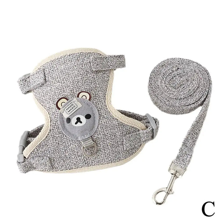 PawTrail Adjustable Pet Harness & Leash Set