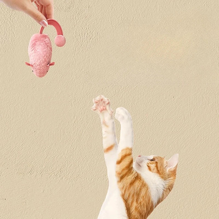 LumoMouse Interactive Plush Cat Toy