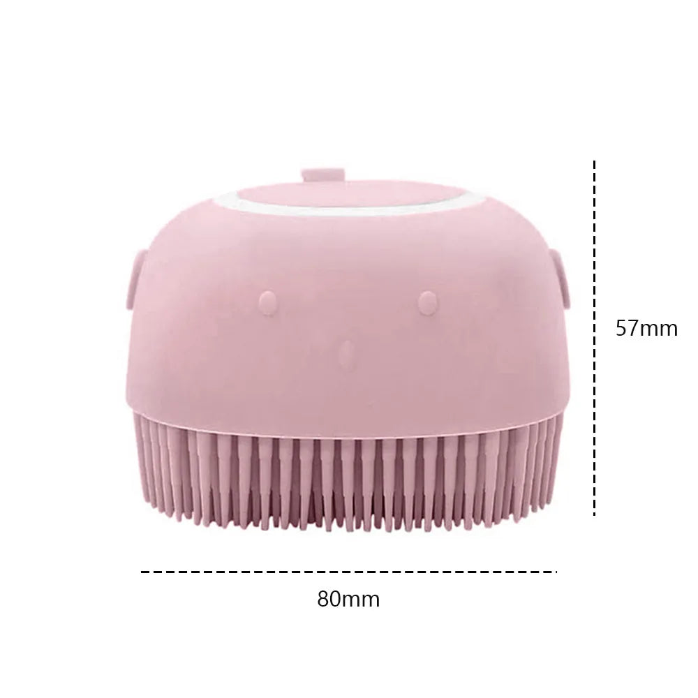 GroomEase Pet Shampoo & Massage Brush