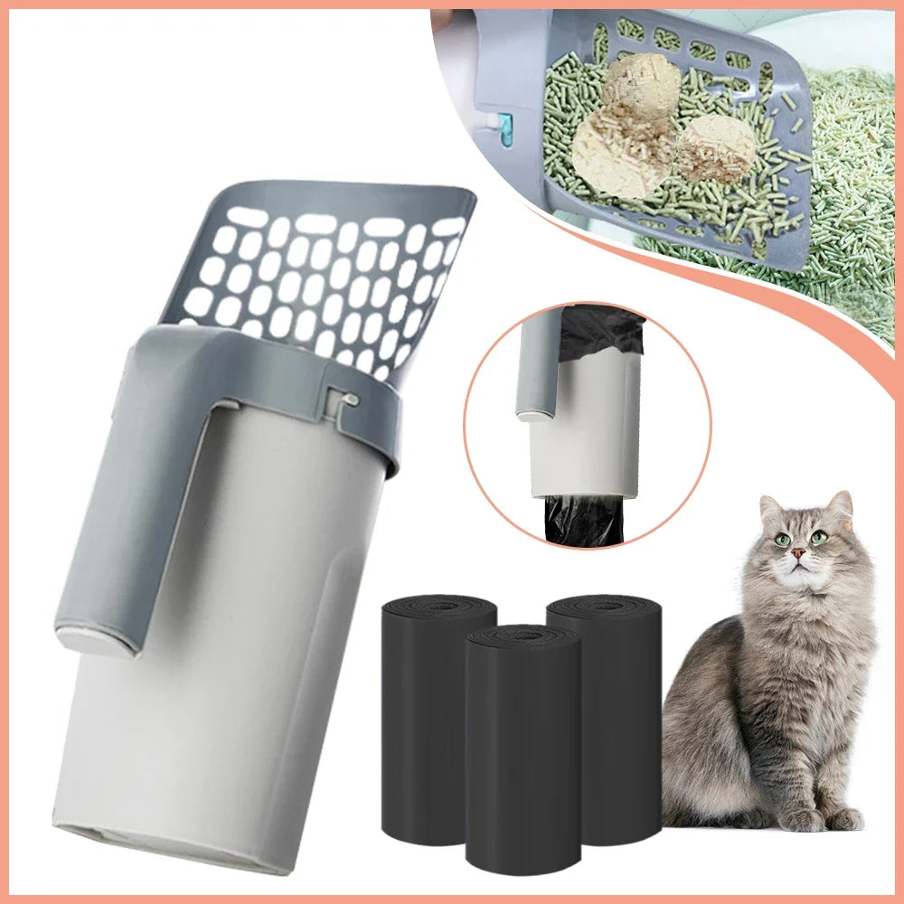 CleanSweep Cat Litter Scoop with Refill Bag System