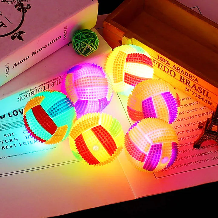 GlowPlay LED Light-Up Dog & Cat Ball