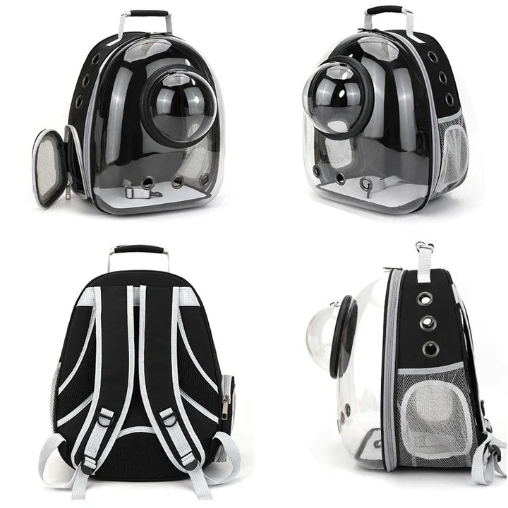 GalaxyPaw Transparent Space Capsule Pet Backpack