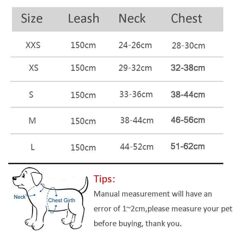 Dog Harness & Lead Set | Adjustable Fit | Breathable Vest | Reflective Outdoor Walking Set