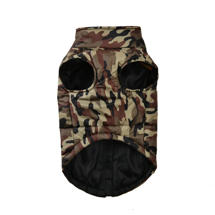 ArcticShield Camo Winter Dog Jacket