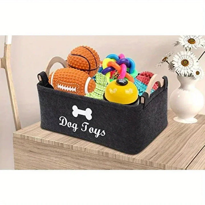 FuzzyTidy Felt Toy & Pet Storage Box