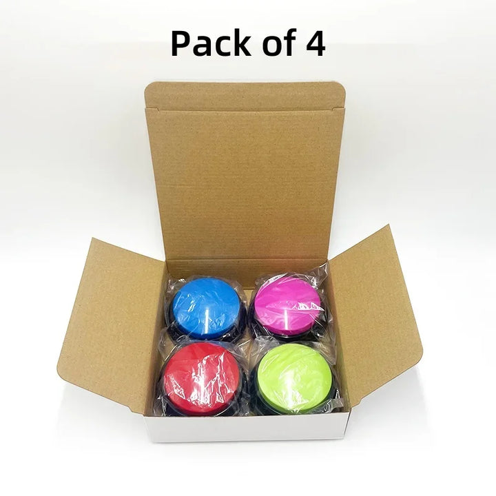Dog Talking Buttons | Pet Communication Training Buttons | 30-Second Voice Playback | Pack of 4, 6 or 8