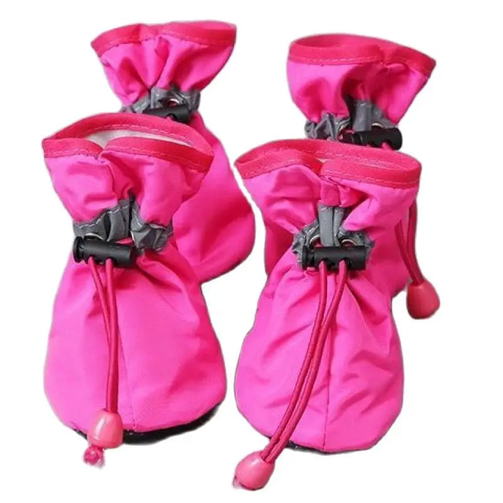 Dog Rain Booties | Waterproof Anti-Slip Paw Shoes | Rubber Sole | Adjustable Fit | Sizes XXS–XXL