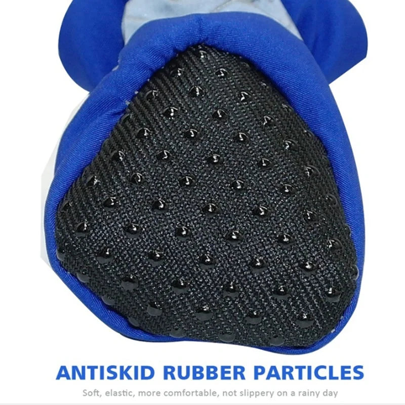 Dog Rain Booties | Waterproof Anti-Slip Paw Shoes | Rubber Sole | Adjustable Fit | Sizes XXS–XXL