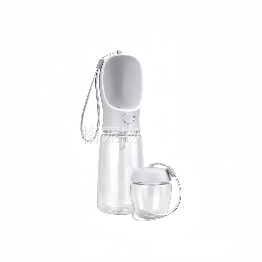 AquaSnack 2-in-1 Portable Pet Water & Food Bottle