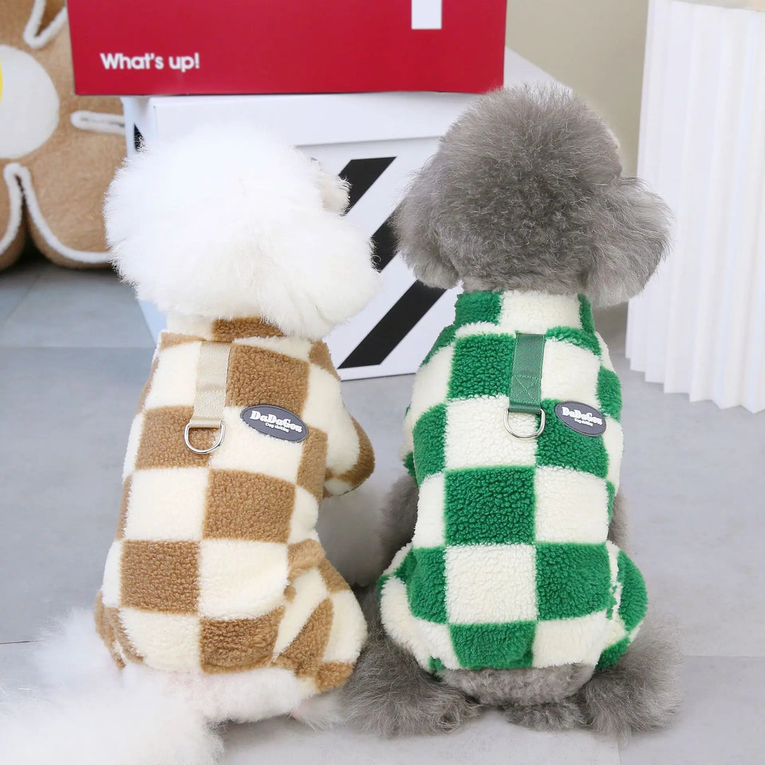 CozyPaws Fleece Dog Overalls