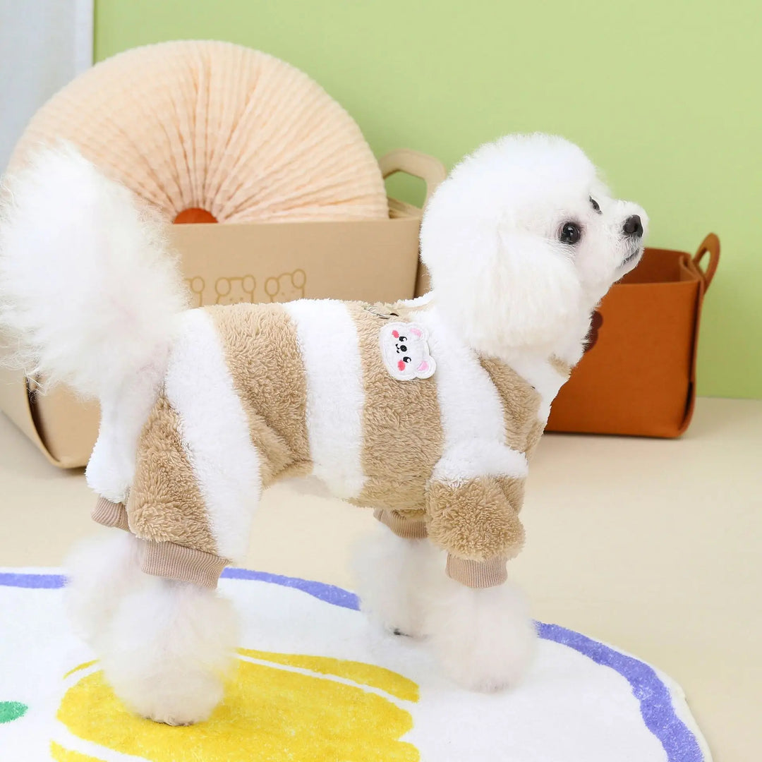 CozyPaws Fleece Dog Overalls