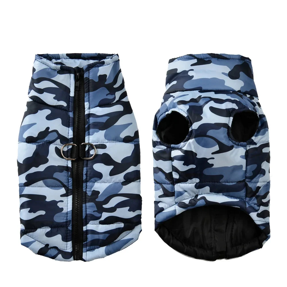 ArcticShield Camo Winter Dog Jacket