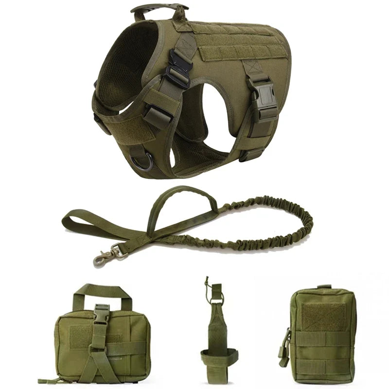BattleBuddy K9 Tactical Vest & Leash Set