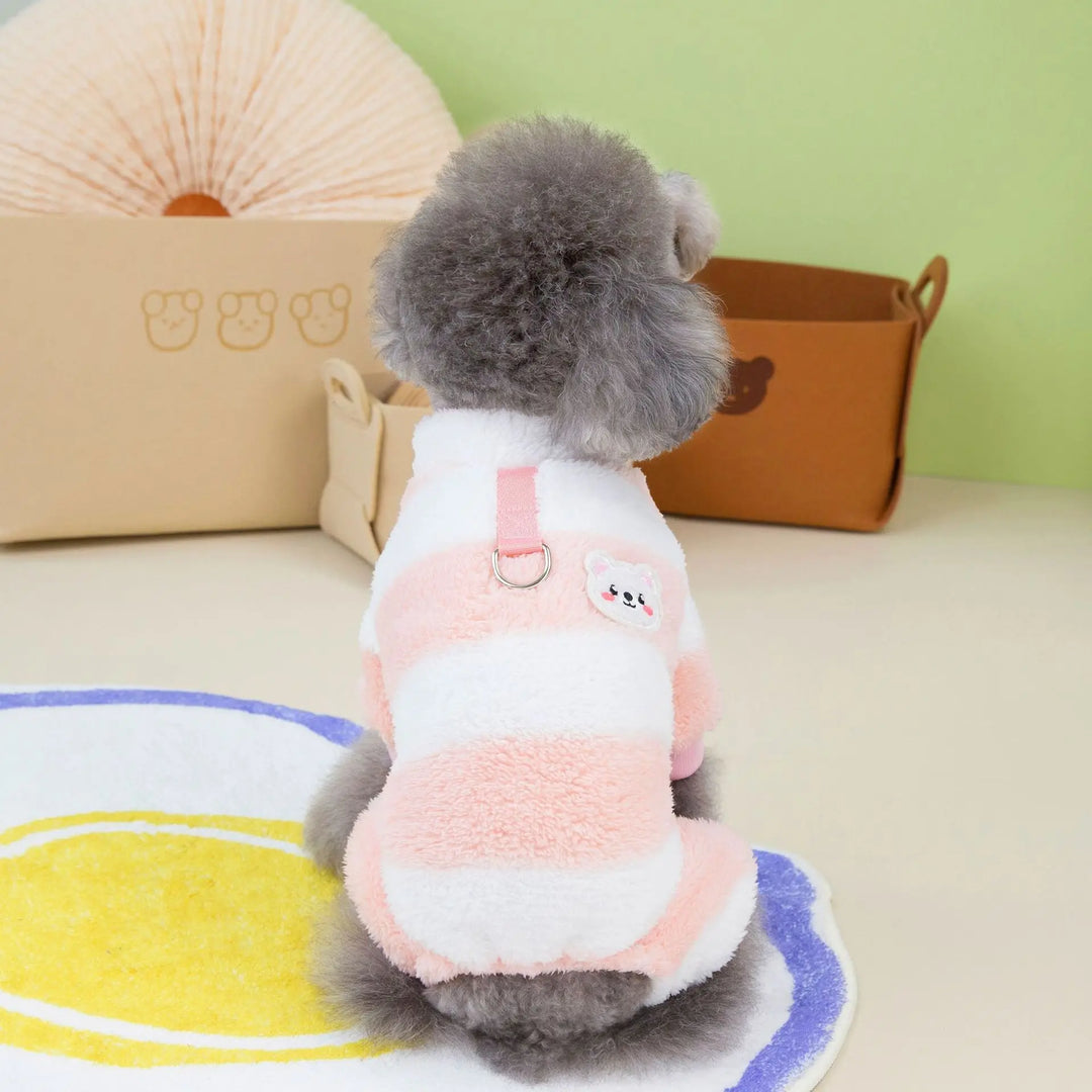 CozyPaws Fleece Dog Overalls