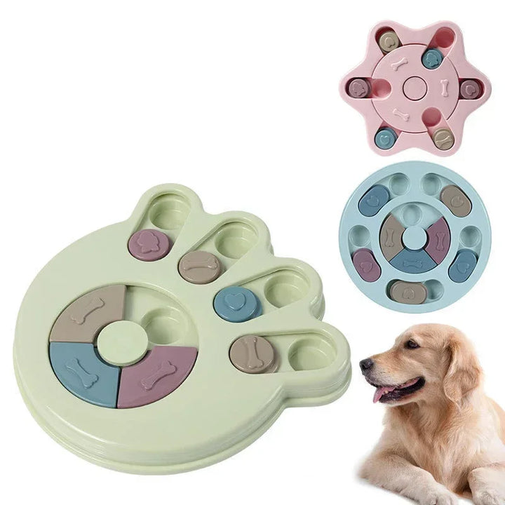 BrainBoost Interactive Puzzle Feeder Bowl
