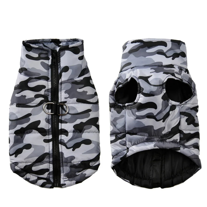 ArcticShield Camo Winter Dog Jacket