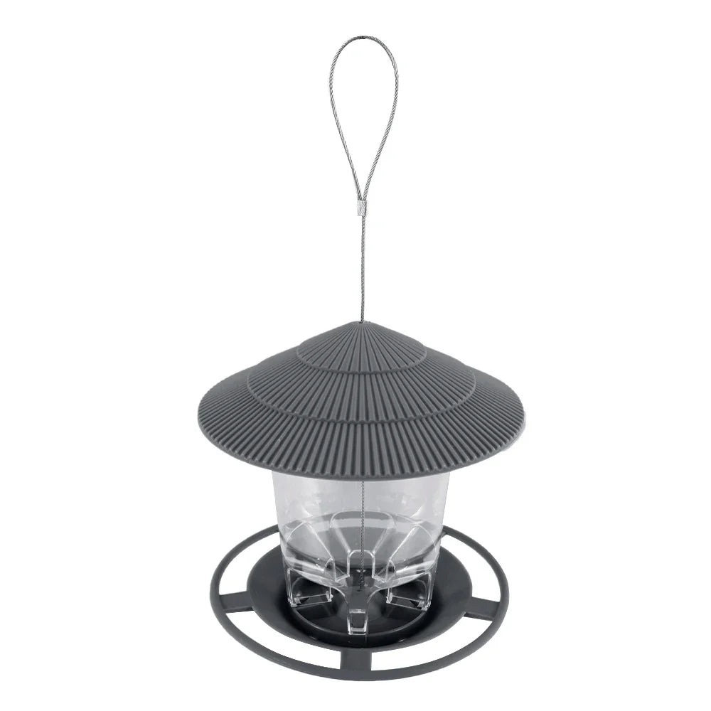 ForestShield Covered Hanging Bird Feeder
