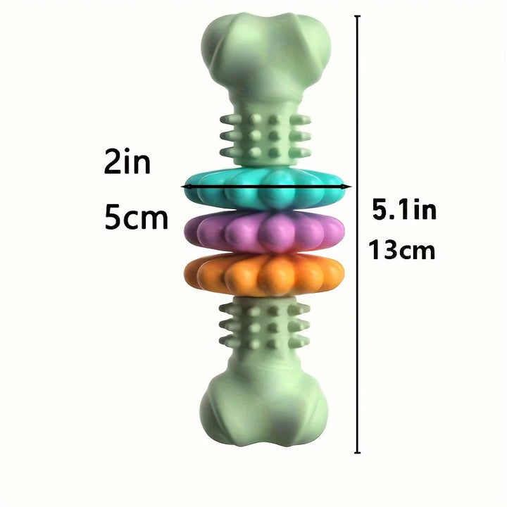 CleanChew Bone-Shaped Rubber Dog Toy