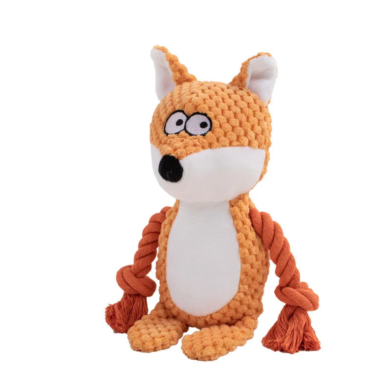 Stuffed Raw Small Joint Dog Plush Chew Toy