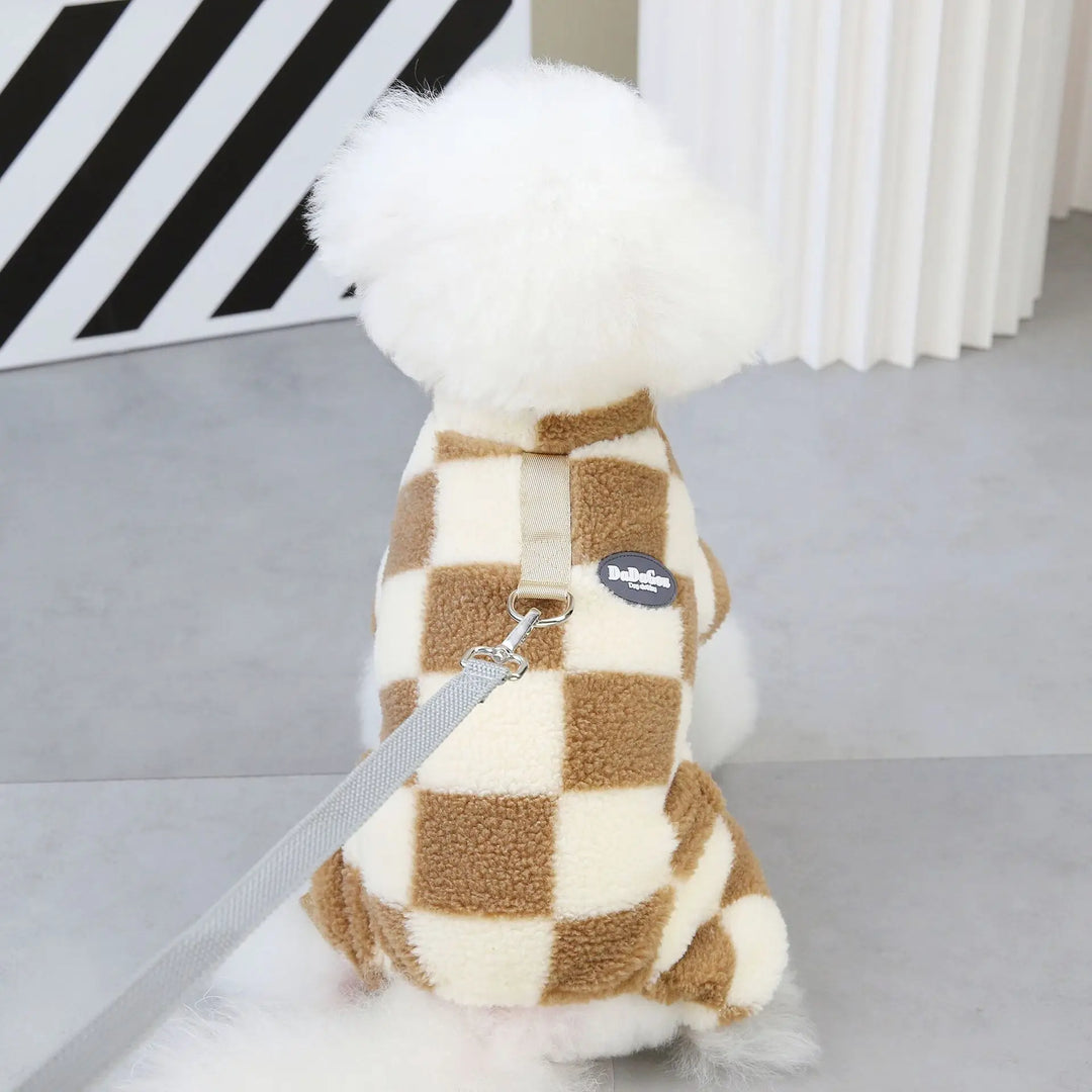 CozyPaws Fleece Dog Overalls