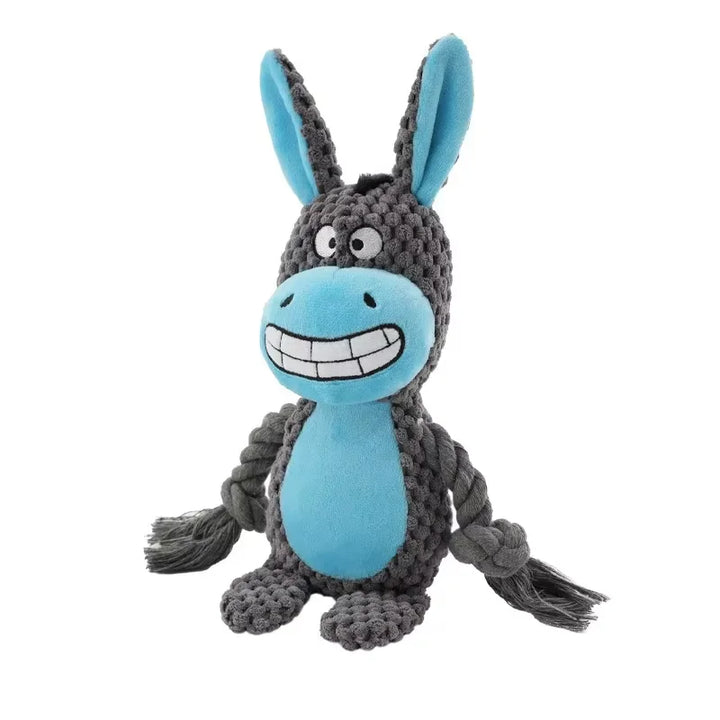 Stuffed Raw Small Joint Dog Plush Chew Toy