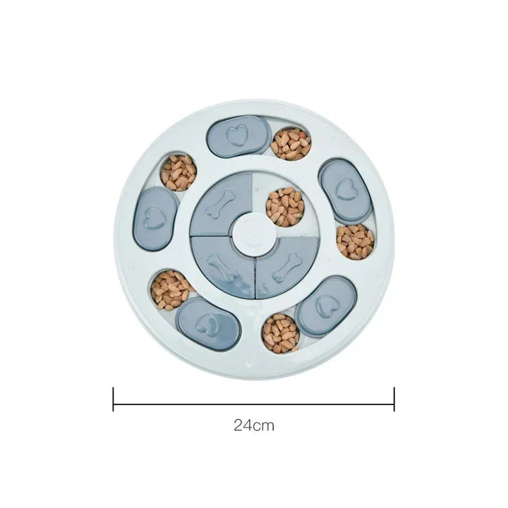 BrainBoost Interactive Puzzle Feeder Bowl