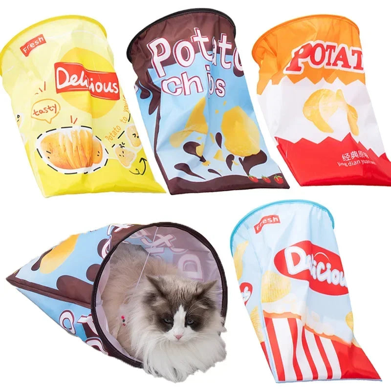 WhiskerTrail Collapsible Cat Play Tunnel