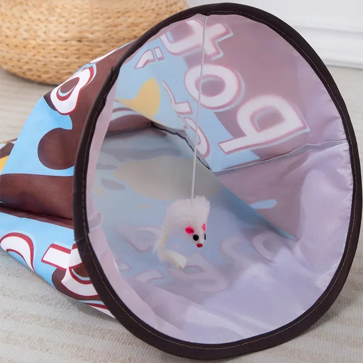 WhiskerTrail Collapsible Cat Play Tunnel