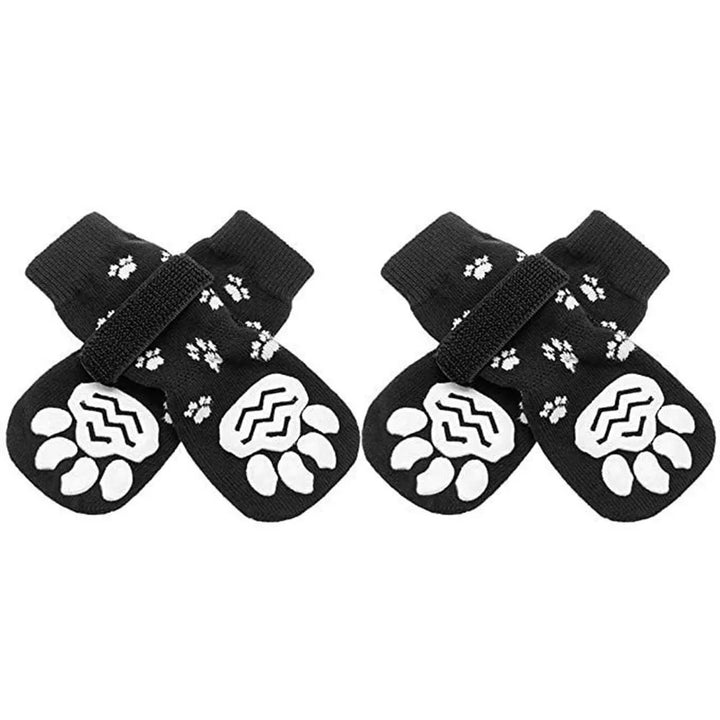 Dog Anti-Slip Socks | Knitted Breathable Fabric | Rubber Grip Indoor Paw Protectors | Sizes S–L