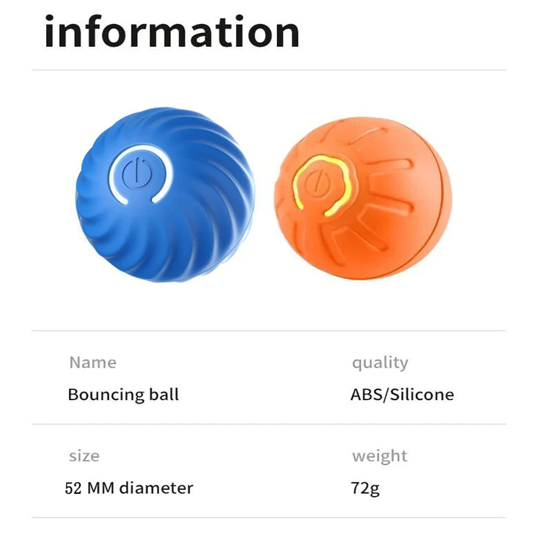 Interactive Smart Dog Ball | Automatic Rechargeable Toy | Interactive Training & Play Toy