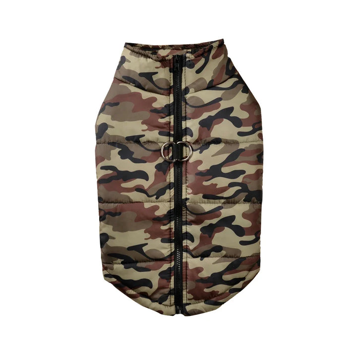 ArcticShield Camo Winter Dog Jacket